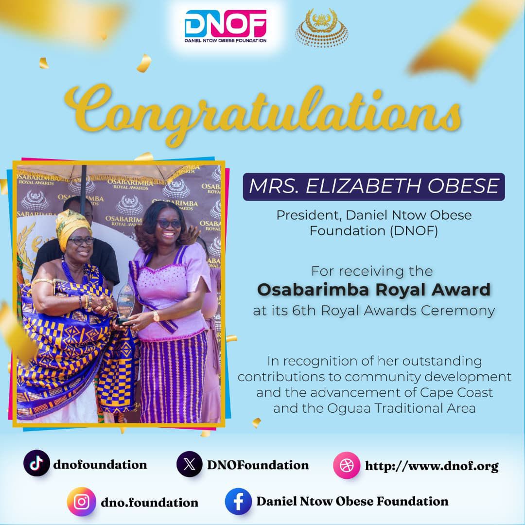 Daniel Ntow Obese Foundation tweet media