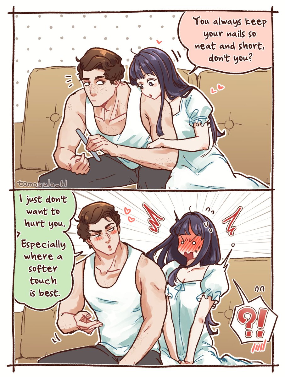 A Boyfriend Who Never Skips Nail Care