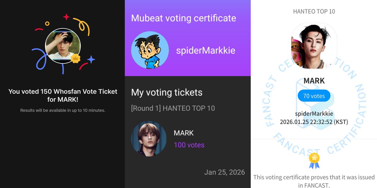 Last day mass vote!!! let's join the vote for #MARK 

📍Whosfan 
whosfan.com/ranking/696883…
📍Mubeat
mubeat.applink.info/VOzx4pASXn
📍Fancast
fancast.go.link/fUFD6

#MoloVoting
 #마크 #マーク