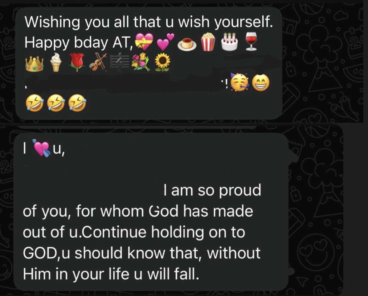 atmerari's tweet photo. + A year older. God is good. https://t.co/ANMvKc9fuJ