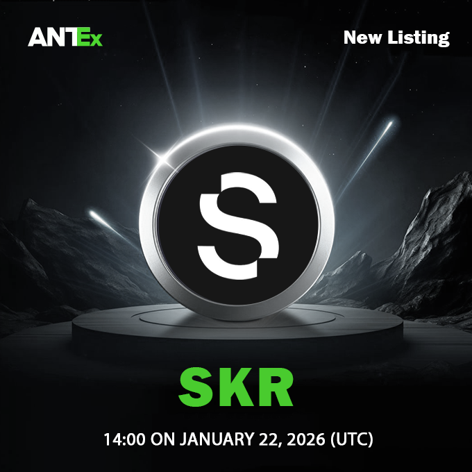 ANTEx_Official's tweet photo. 🔔 New Listing Alert

🚀 Ant Exchange New Listing $SKR @solanamobile

✅ Deposit open on Jan 26th, 12:00 (UTC)

✅ Full trading enable on Jan 26th, 14:00 (UTC)
 
#ANTEx #SKR #ANTExListing #Crypto https://t.co/TPjf9K40I2