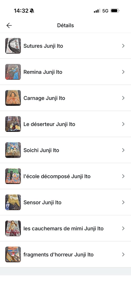 PampaPoulpe's tweet image. #Vinted, mon amour. 😍 
L’attente va être épineuse. 😩
#manga #JunjiIto