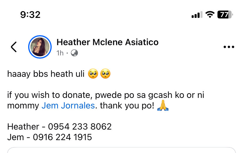 yours_capheath's tweet image. sa mga gusto pong mag donate directly kay tita jem and ate heather for heath, here is the details. 

BBS Heath