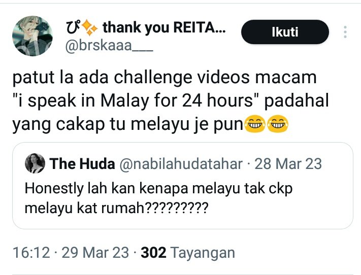 rainmakerfellow's tweet image. Ohh shut the f*ck up lah negara krisis identitas.
Mending kau perbanyak konten2 kayak gini, biar bahasa kebangsaan kau tak punah 😂