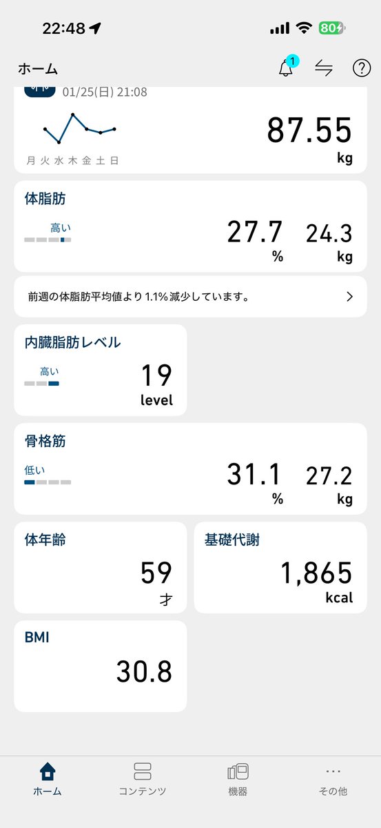 1/25
今日の肉体

今日の償い
スクワット20×10
膝コロ15×10
舟漕ぎ30×5
ステッパー30分
#今日の肉体
#今日の償い
#とんでもねぇ豚野郎