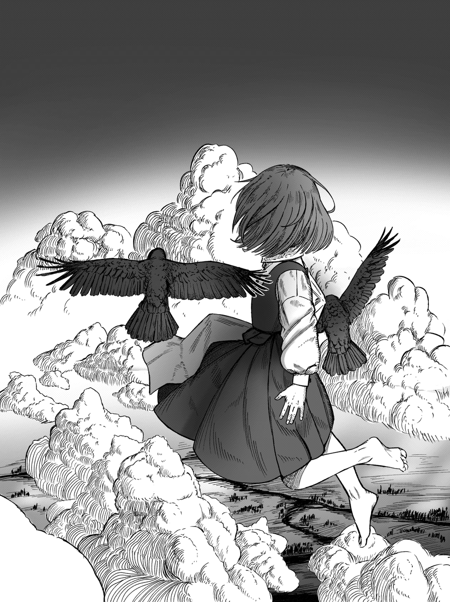 Chives___'s tweet photo. Been drawing some stuff on the side to take a break from the manga grind. https://t.co/l4zu6hhK40