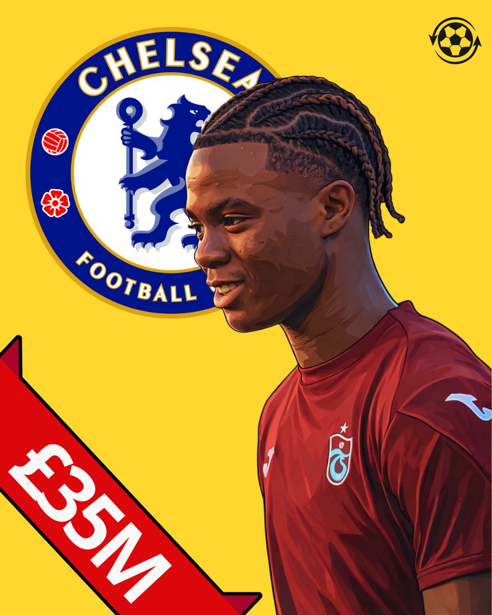 DeadlineDayLive's tweet image. 🚨 Trabzonspor’s teenage Ivorian midfielder Christ Inao Ulaï has attracted a staggering bid worth £35M from Chelsea.

(Source: Africa Foot)