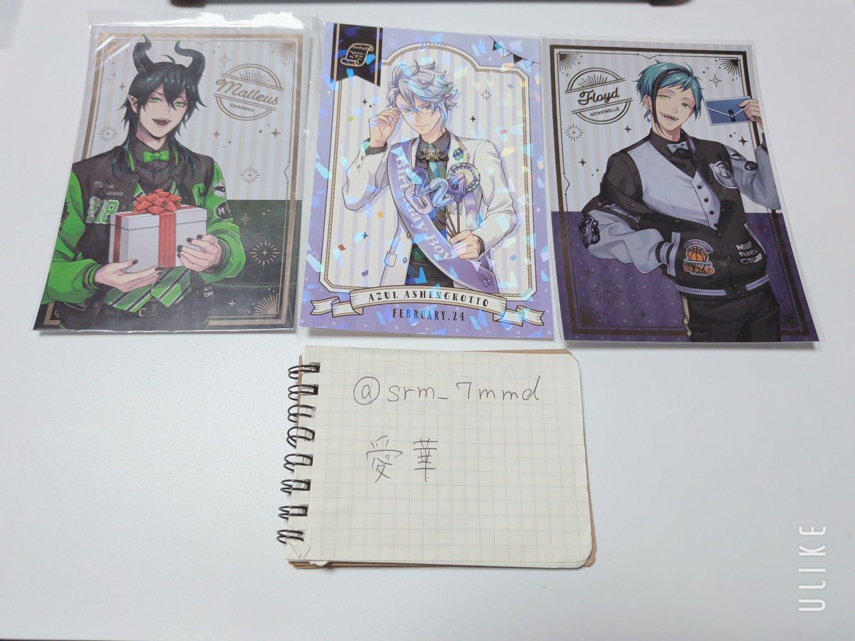 srm_7mmd's tweet photo. ツイステ　譲渡
譲→ラギー、フロイド、リリア、ジャック、カリム、レオナ、マレウス、シルバーアズール、ジェイド
求→缶バッジ、ポスカ定価、ウエハース泊200円N150円、特典300円
☆都内手渡しor郵送
☆ジャック、カリム含むお取引、まとめてのお取引優先
お気軽にお声がけください。 https://t.co/mynky0UDV9