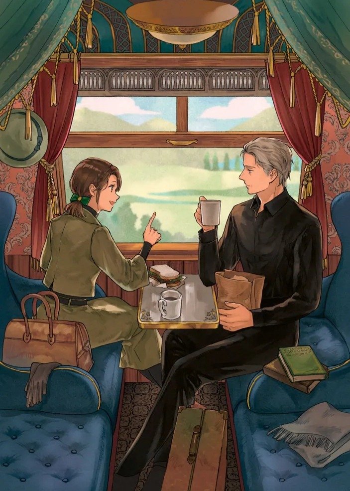 AcornFaery's tweet image. Necesito que licencien aquí este manga algún día (o saquen anime), "Re-employment Life With an Unsociable Untalkative Magician" 🐈‍⬛📖🫖🧹💫 

Es fantasía super comfy con romance entre pjs adultos ♡