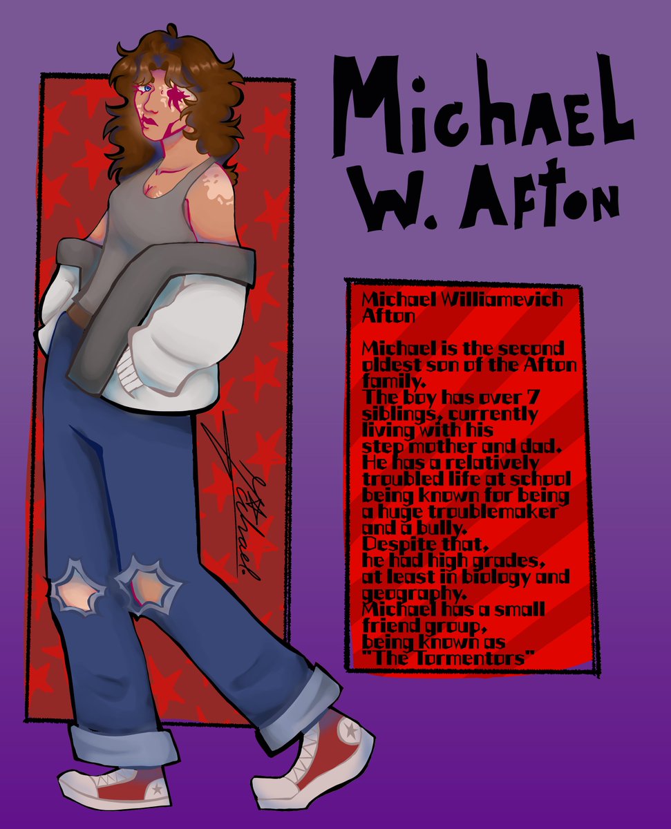 FinleysArts's tweet photo. Good morning!! Here are some (old) Michael Afton arts

#michaelafton #FNAF #fnafart #fanart #art #artmoots https://t.co/6X6WSSbz1Y