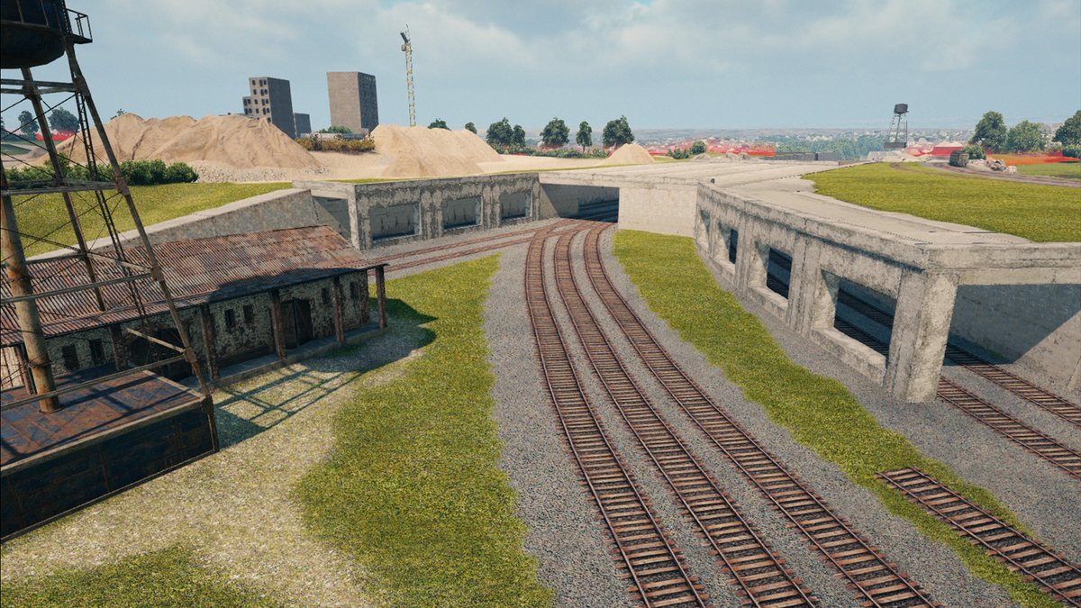 worldoftanks's tweet image. This week's additions to the Supertest are the new Junction map prototype.

Junction is a 1,000 × 1,000 m summer map with an Eastern European setting. It features a large three-way railway junction at its center, and a special mechanic triggered by players: moving trains.