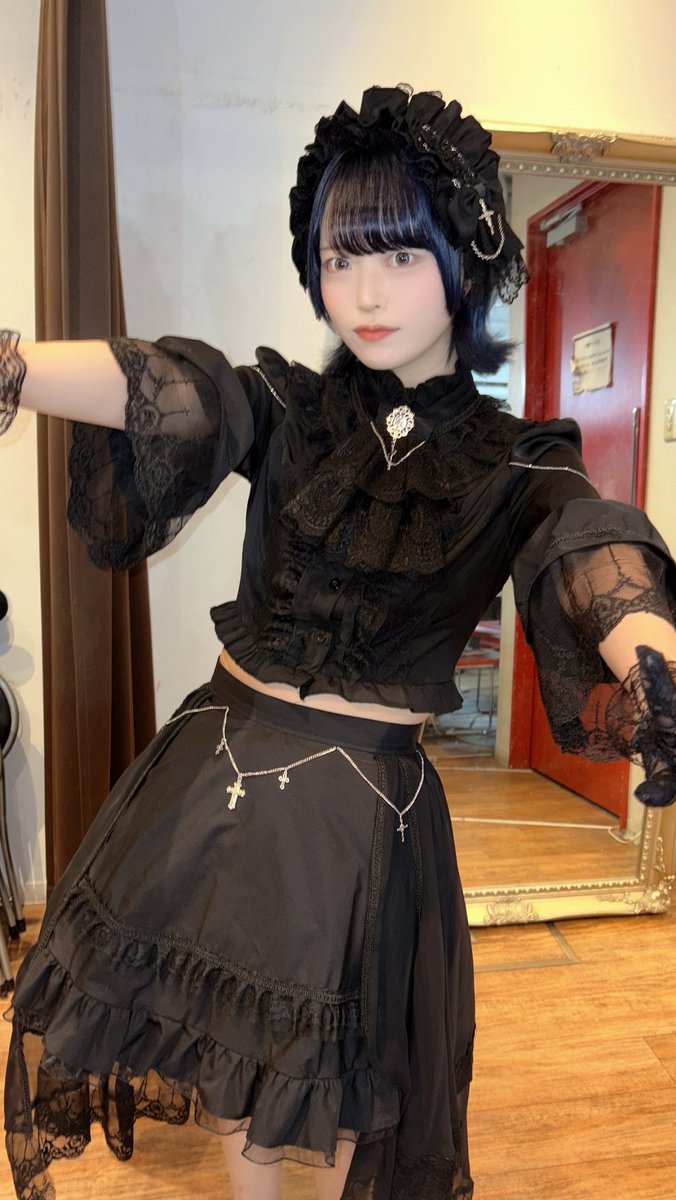 ゴシック生誕衣装〜🖤 天才だよね(▭-▭)✧