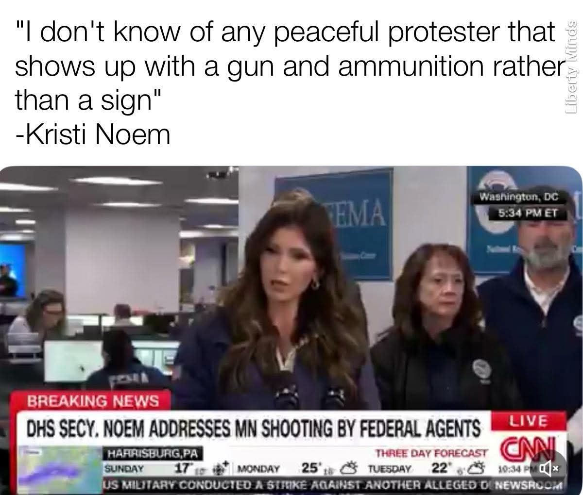 ChaseForLiberty's tweet image. I want every 2A supporter to remember this.

They think you owning a gun in public makes you not peaceful.