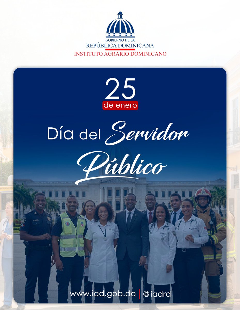 IADRD's tweet photo. Fecha en la que se reconoce y honra la labor de los empleados que trabajan para el Estado, siendo una jornada de reflexión sobre su compromiso con la eficiencia.
👨✈️👩🚒👮♂️👷👨💻🧑⚖️
#IADRD #DíaDelServidorPúblico #ServidorPúblico https://t.co/8IG9ltehwC
