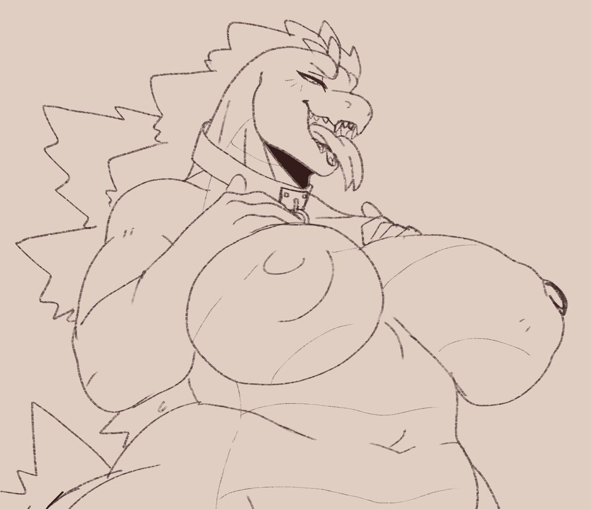 I was cutting my bangs prior to a shower and thinking about how i made a 67 joke and Its gonna be my most liked art of the whole year mark my words 

Another old zilla art for filler