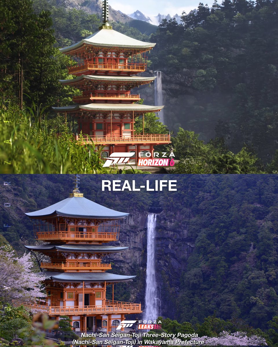 ForzaLeakz's tweet image. Forza Horizon 6 is reaching near real-life accuracy with Japan locations 🇯🇵👀

Which one fooled you the most?