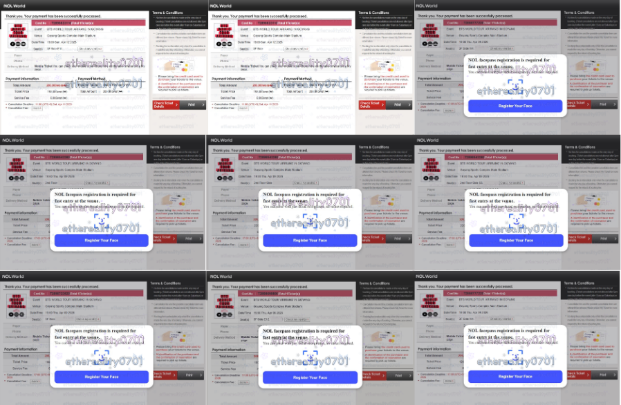 ethereality0701's tweet photo. ⊹ ࣪ ˖ BTS WORLD TOUR ‘ARIRANG’ IN GOYANG

🜲 9 tix secured during presale

#방탄소년단 #BTS #BTS_WORLDTOUR_ARIRANG https://t.co/bLFnKhBNYg