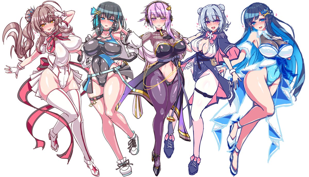 色ラフまでwip SFWとは言い難い 