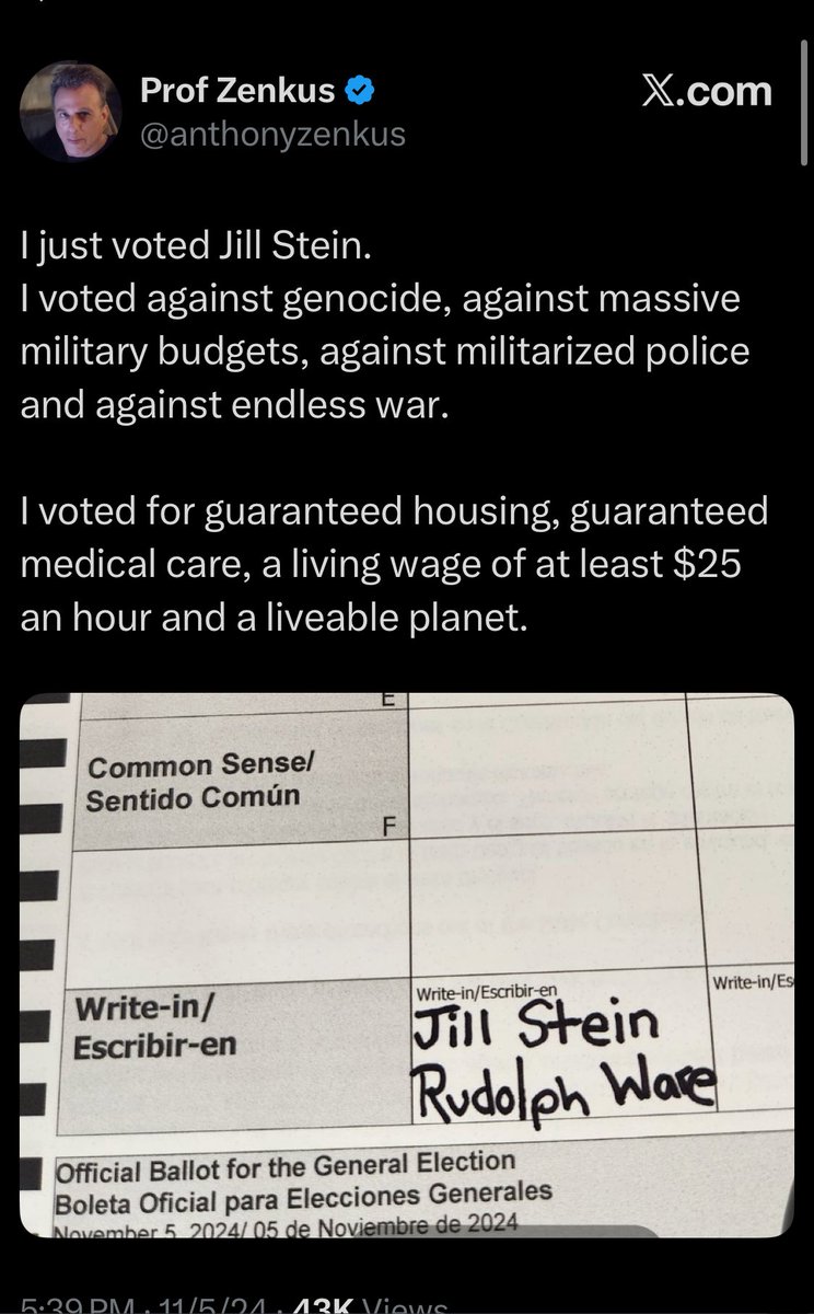 mistergeezy's tweet photo. His death would have been avoided if you had voted and encouraged others to vote for Harris. https://t.co/uQr1BfojUN