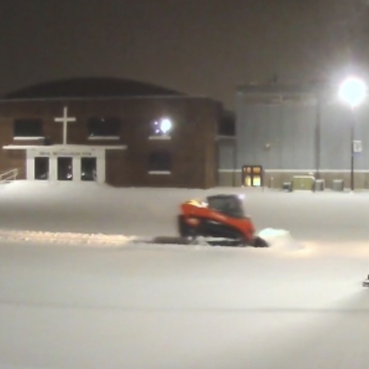 OLLPittsburg's tweet photo. Huge thanks to the guys/crew who were at the church before sunrise clearing the parking lots for Mass today! If you can make it safely, we’re here. If not, remember to keep Sunday holy from home. Stay safe &amp; warm, friends. ❄️🙏 https://t.co/pj0OxeAwIY