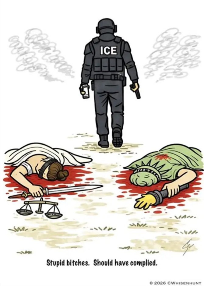 ICE and CBP are the enemy of liberty and of the Amerixan people. They are the actual criminal gang invaders in this story, and they will not hesitate to murder you.