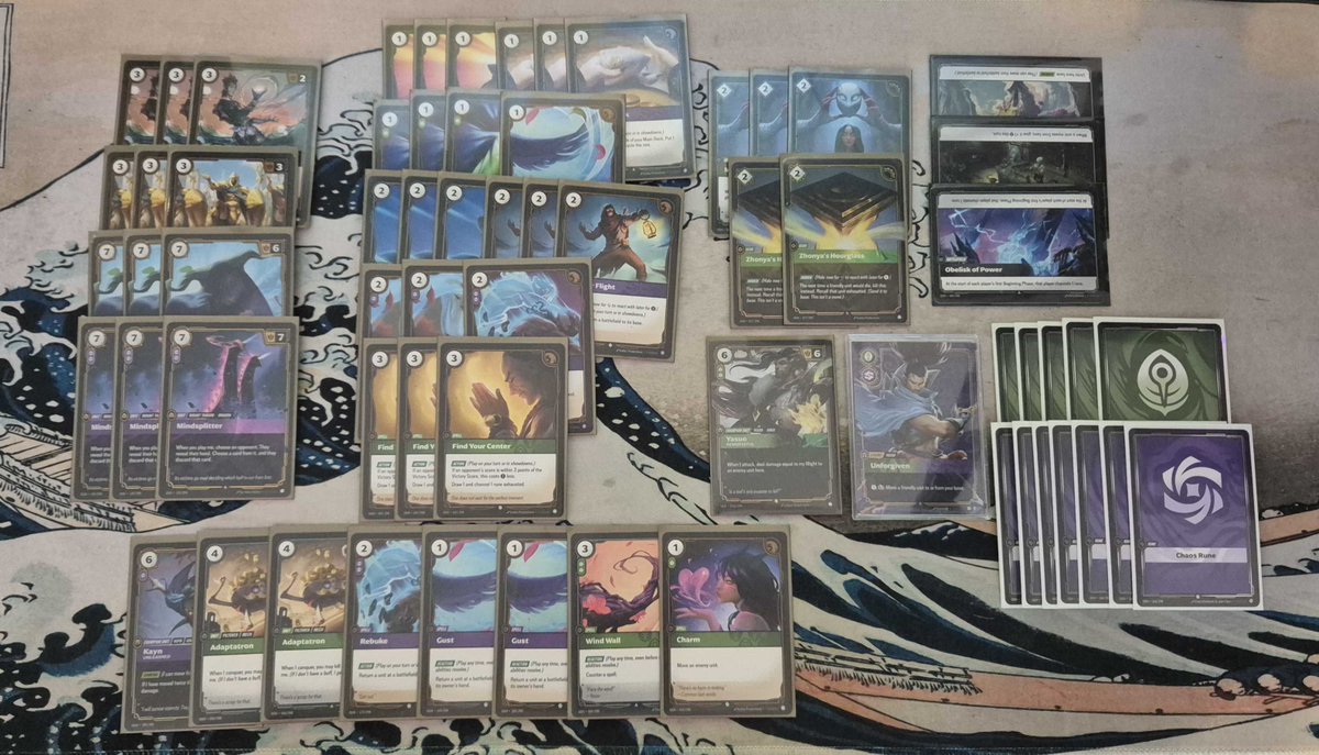 McoTCG's tweet photo. Got 2nd in yesterdays skirmish with Yasuo. Havent tested the deck a lot but since i already got my skirmish win i wanted to play something fun.
R1: 2-0 Lee Sin
R2: 2-1 Teemo
R3: 2-0 Lee Sin
R4: 0-2 Kaisa
R5: ID
3-1-1

T8: 2-0 Teemo
T4: 2-1 Annie
Finals: 1-2 Viktor
#Riftbound https://t.co/axRwWWOFjF