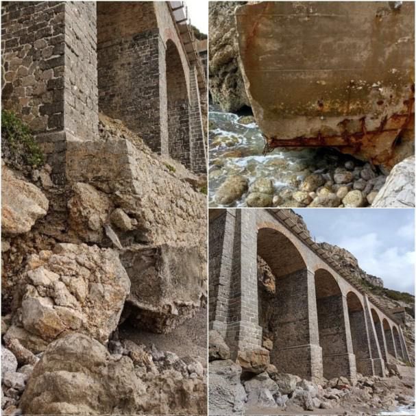 aurorasitges's tweet photo. En plena revisió de Rodalies, hi ha punts pendents que fa temps que avisem que afecten la seguretat: talús de Cala Morisca, túnels del Garraf i desprendiments recurrents. Com a alcaldessa de Sitges, reclamo actuació immediata i reforç urgent del transport alternatiu. https://t.co/0y1QEBaVWN