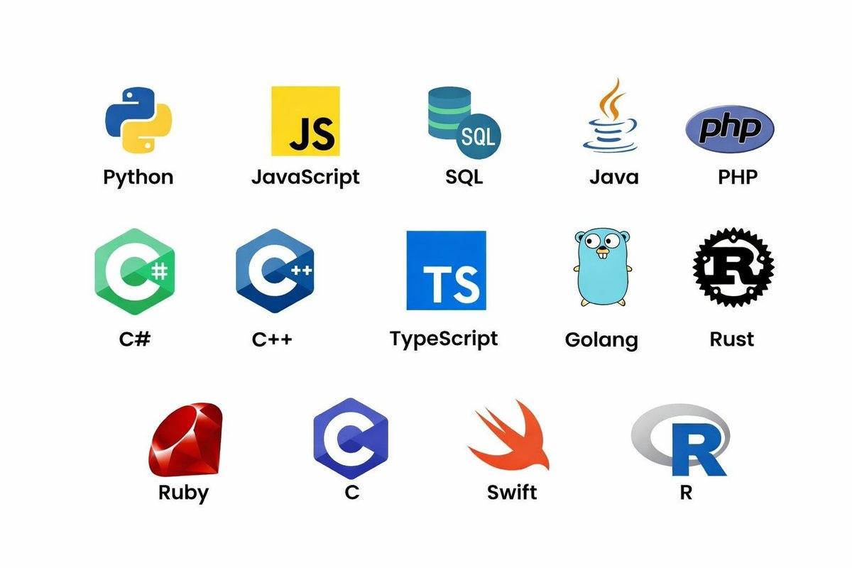 bidhanxcode's tweet image. Your bet for 2026? Which programming language wins?
