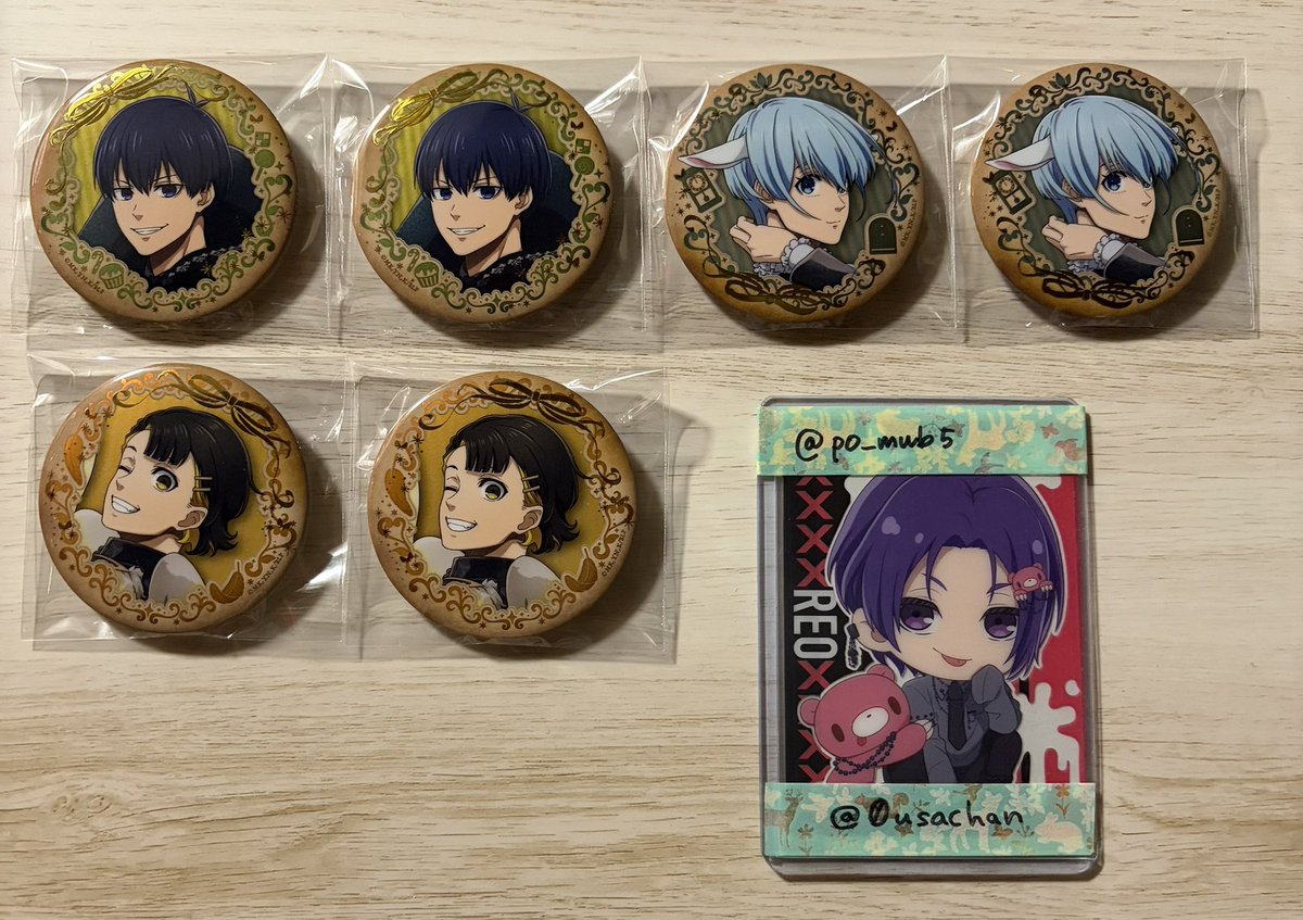 交換、譲渡】 ブルーロック ブルロ マズル ロフト Fairy tale 缶バッジ