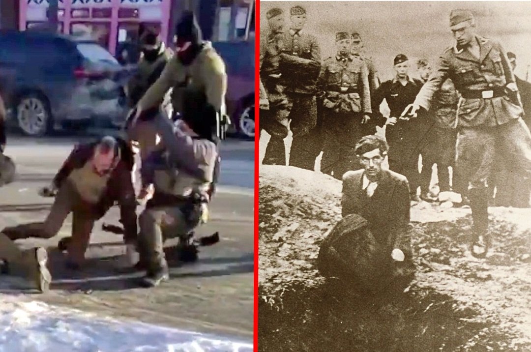 There's a good reason why these two awful pictures look the same. It's because they are the same. This is what's coming to the UK if Reform win the next election. Look up what their members and supporters are saying about this if you are in any doubt.

#AlexPretti #Minneapolis