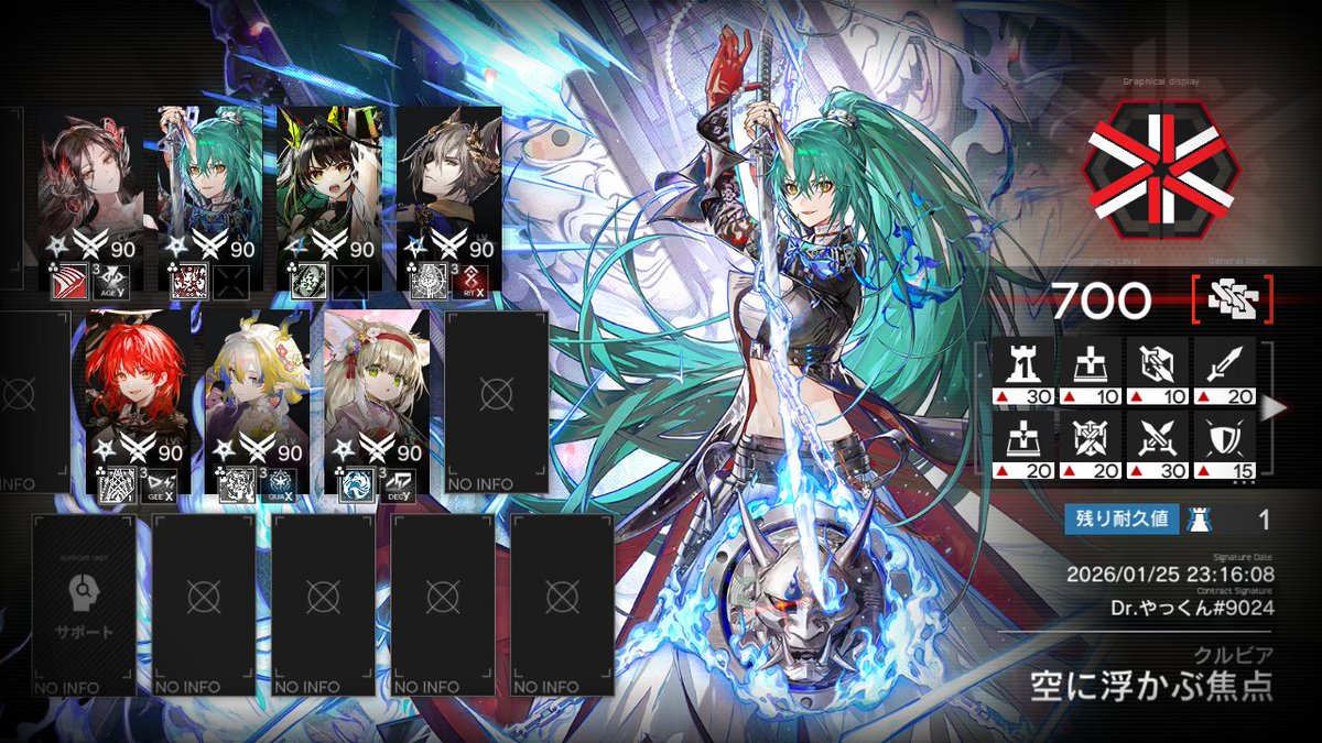 とりあえず、危機契約＃4キリのいい数字 旧約評価値はとりあえずここか