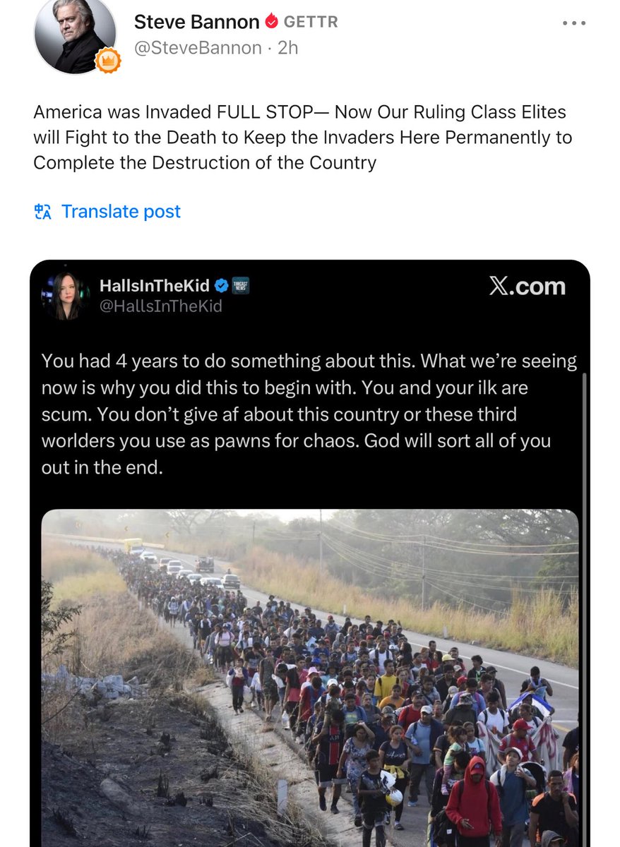 gc22gc's tweet image. America was Invaded FULL STOP— Now Our Ruling Class Elites will Fight to the Death to Keep the Invaders Here Permanently to Complete the Destruction of the Country