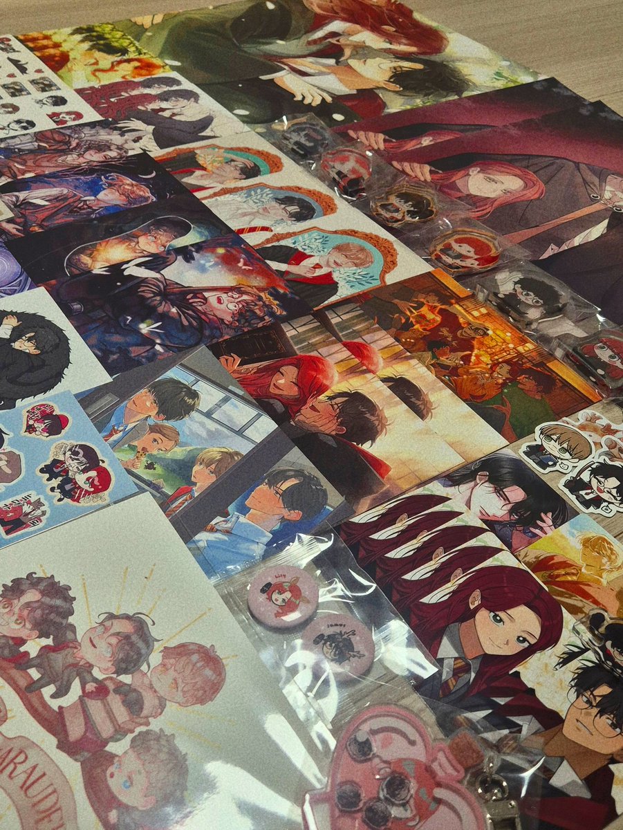 hideonn_on's tweet image. 해포온 제릴&amp;amp;마루더즈 굿즈 결산!!

열심히 쓸어담는다고 담았는데 놓친 것도 좀 있어서 너무 아쉬웠어요~ㅠㅠ 제릴 회지도 샀는데 그건 까먹구 같이 못 찍었지만...🥹 예쁜 제릴 그려주신 모든 분들 복받으시고 앞으로도 많이 그려주시길..(??)