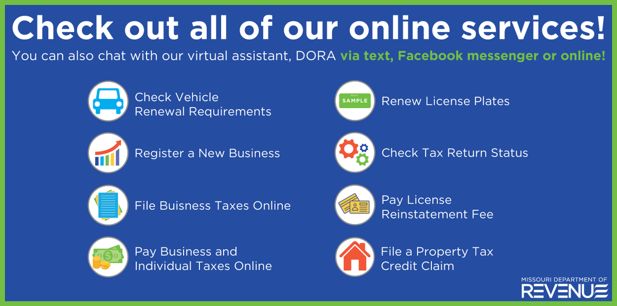 With our online services, you can renew your license plates, file business taxes, pay license reinstatement fees, and much more all without leaving the house! 🖥️ 🏡

Check out our online services at loom.ly/GD_yIPU.