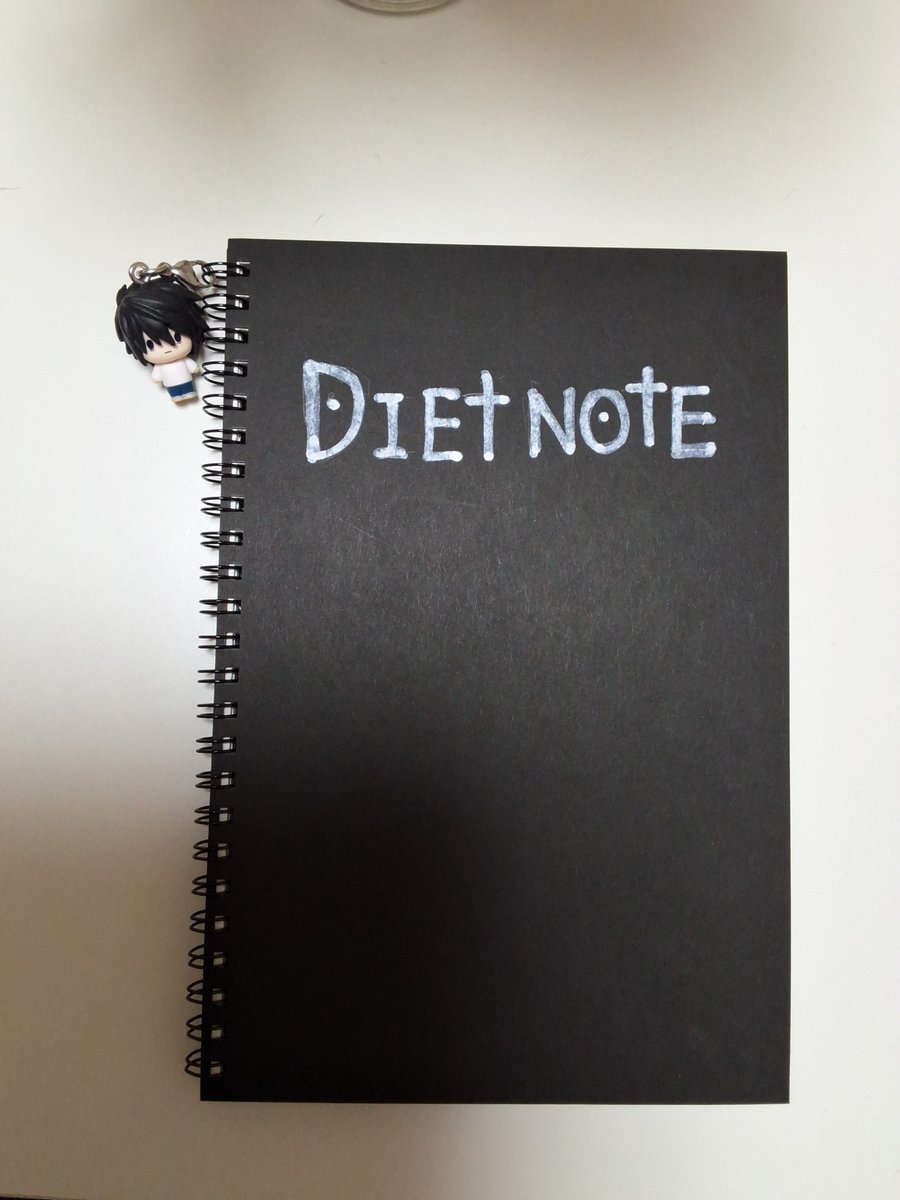 n_n8qll's tweet image. 痩せたいからダイエットノート作ってやった。