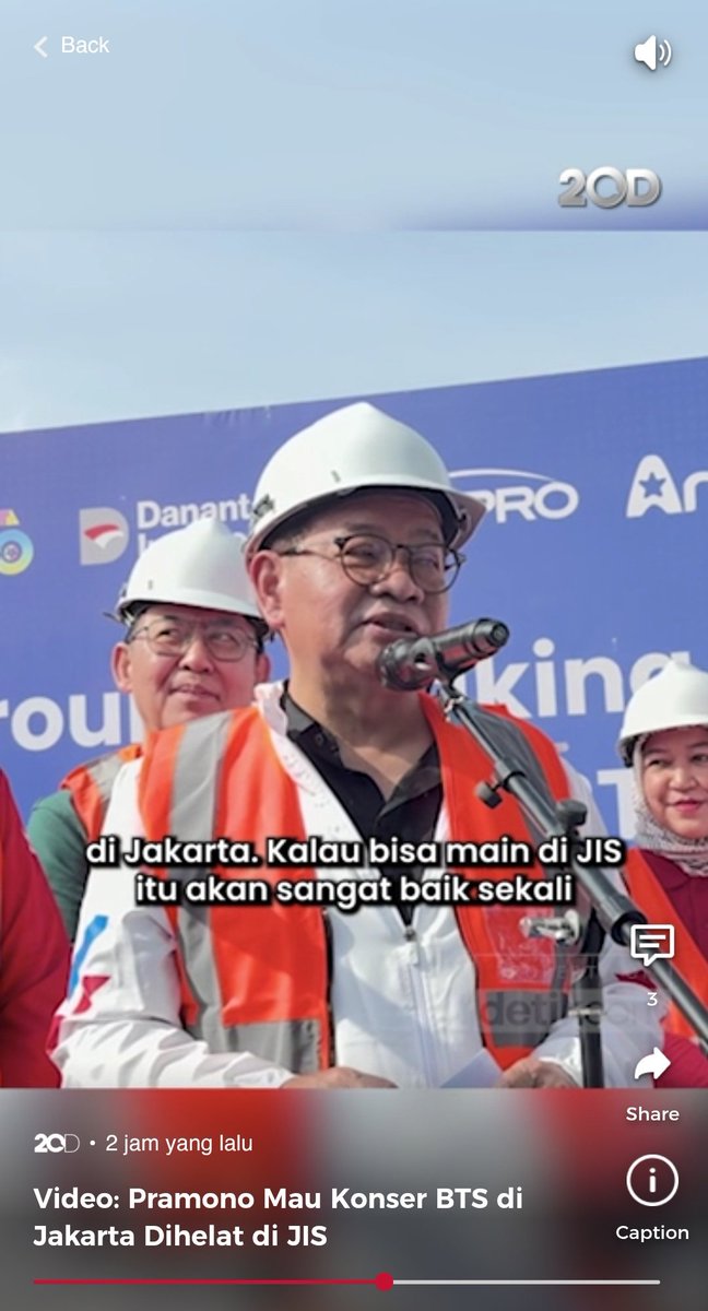 rockstarstae's tweet image. *Disclaimer : Untuk venue memang blm ada announce dr promotor.

Intinya dari statement pak Pramono berharap BTS bisa menggelar konser di JIS pada 26–27 Desember. Makanya, beliau secara khusus minta Direktur Utama JIS buat mengejar peluang tersebut karena menurutnya fasilitas JIS