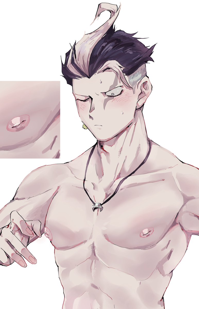 「陥没乳首の田中」|ﾎﾛｯｻ卿のイラスト