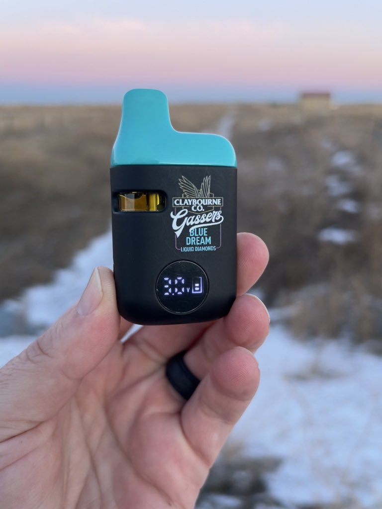 zenleafca's tweet image. I’ve never had a disposable vape before with a screen and adjustable temp settings 😳