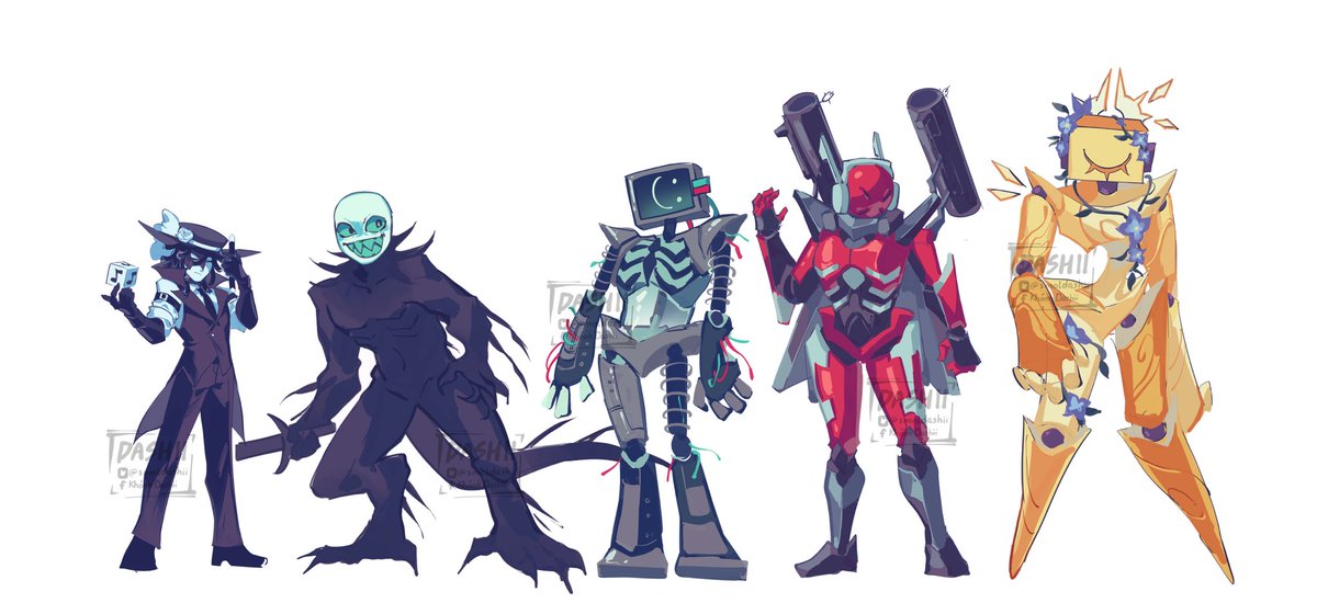 My takes on the killers / the big 5
#dod #dieofdeath