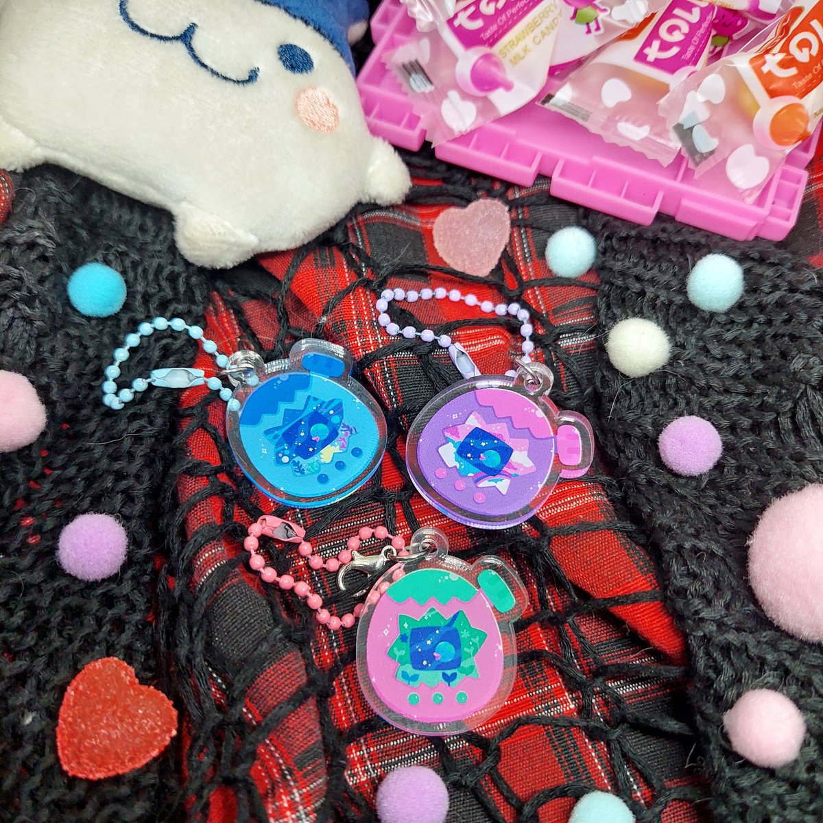 #Tamagotchi #fanmerch by Combo Candy a.k.a me 🩷💜

Shope here :
id.shp.ee/f99hjdQ