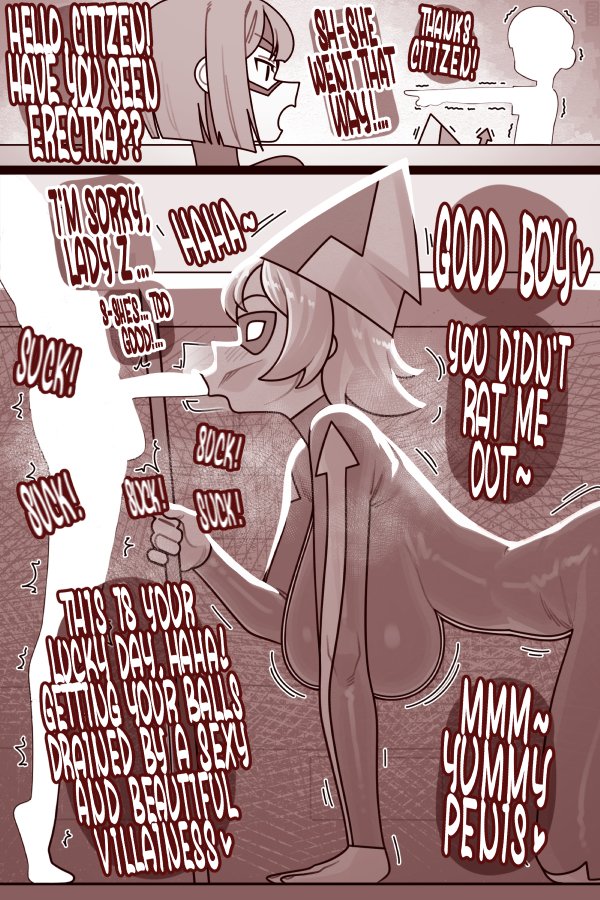 Erectra hides from LZ! 