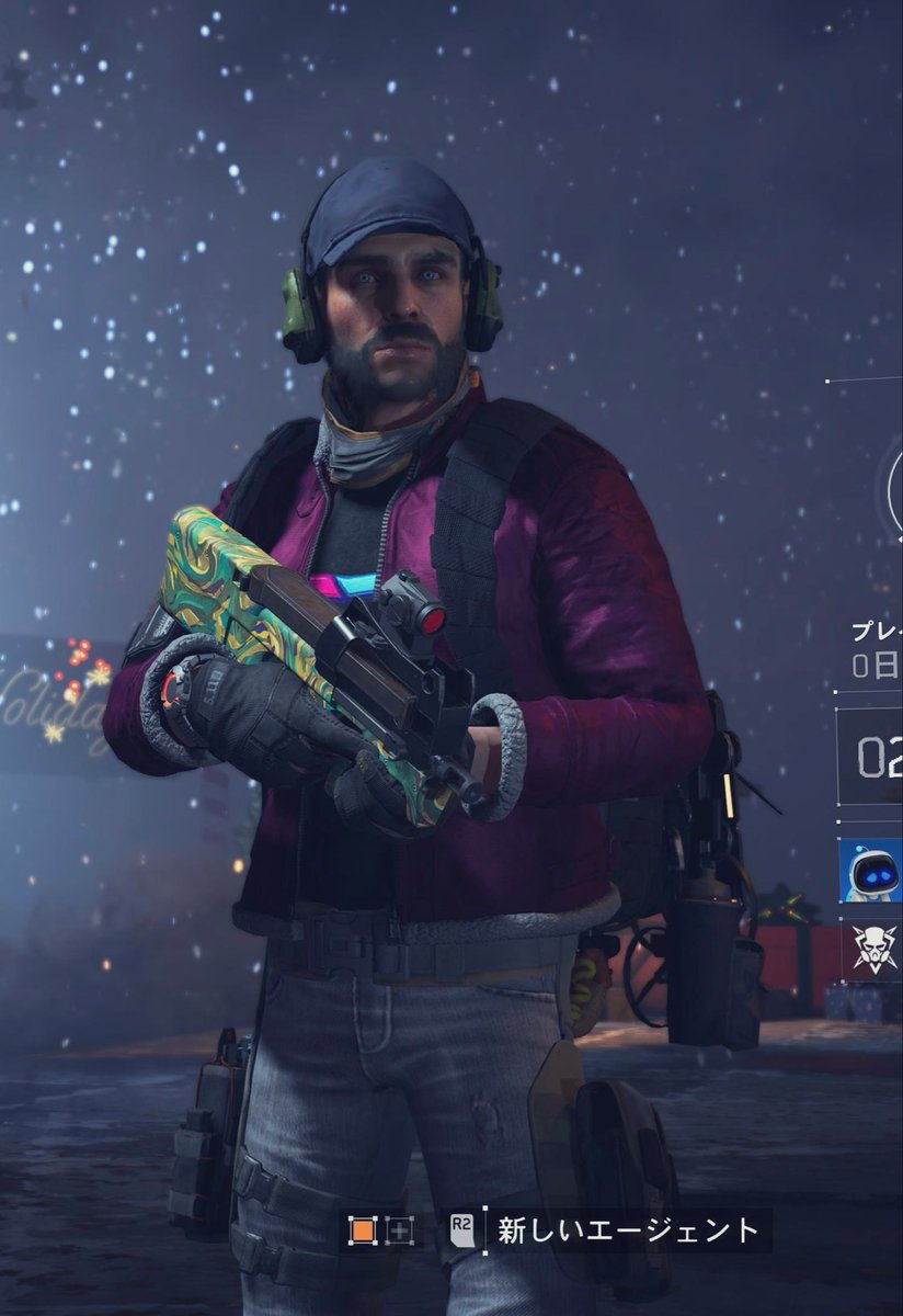 いつめんで遊ぶのにディビジョン2を始めたのです…🧼に似た顔があったので☺️