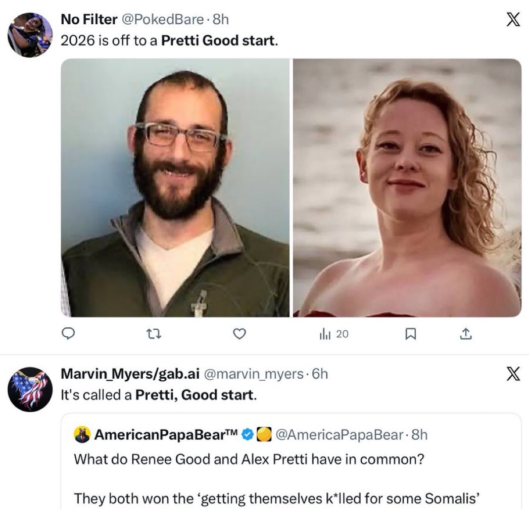 Das könntest du sein. Das könnte ich sein. Das könnte jeder sein, der filmt, der hilft, der da ist, der den Mund aufmacht.

Lena Kotré von der AfD sprach gerade von 20 Millionen Menschen, die Deutschland verlassen müssten.

Kurze Rechnung:
🤬 Trump will etwa 11 Millionen Menschen