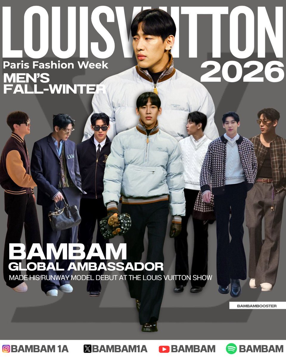 xmWl7l5cs7zYSd3's tweet image. รีทวิต ติดแท็ก  comment ขอ 3M ได้ไหมคะ แจก 2,000 บาทค่ะ ช่วยกันดันด้วยค่ะ4 คนนะคะ 2,000 บาทค่ะ
#BamBam #뱀뱀
#LVMenFW26 #LouisVuitton 
#BamBamxLVMenFW26
@BamBam1A @LouisVuitton