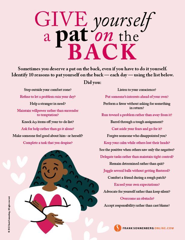 FSonnenberg's tweet image. “One of the nicest gifts that you can give someone is a sincere compliment. Maybe it’s time to give yourself a pat on the back.” ~ Frank Sonnenberg ➤ bit.ly/3HPubna @FSonnenberg #BePositive #PositiveThinking