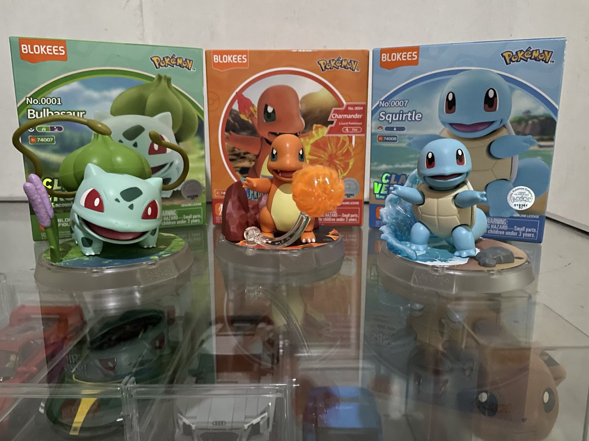 thirdygoodboy's tweet photo. Kanto Starters #PokemonGenOne #001Bulbasaur #004Charmander #007Squirtle #BlokeesCollection
Bulbasaur - Vine Whip
Charmander - Ember
Squirtle - Surf https://t.co/U0rwjiViVF