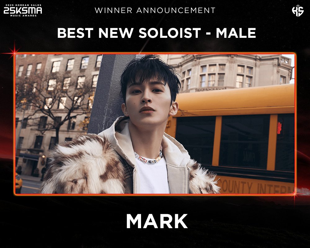 260125 📰

Mark has won Best New Soloist - Male at 2025 Korean Sales Music Awards. 

Congratulations, Mark !

#MARK #마크 #NCT마크
#KoreanSalesMusicAwards #25KSMA <a href="/NCTsmtown/">NCT</a>