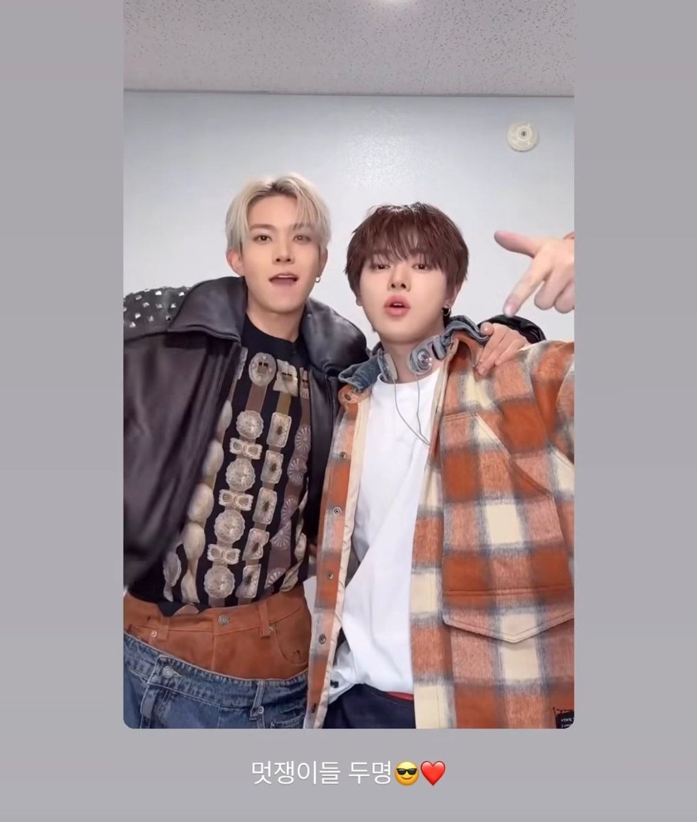 ALD1_fess's tweet image. Allyz! Lucu banget deh perbedaan panggilan guru dance popping BigHit di caption repost IG nya:\n\nSangwon-Jungwon : My babies ❤️\nLeo-Heeseung : Two cool guys 😎❤