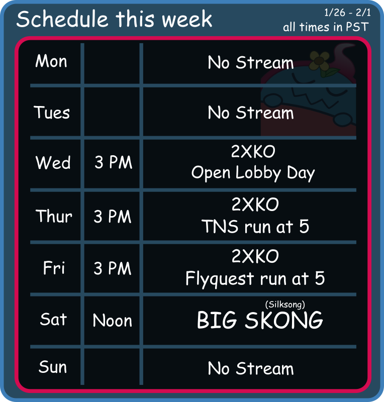 Slowing it down a little to work on stuff, but very excited for more Cait and Skong
twitch.tv/unbreakabledoof