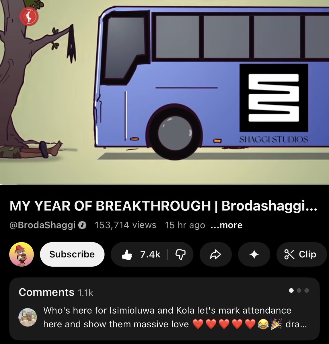 Just finished watching broda shaggi skit, I knew Imisi could act, never knew Kola could act like that, they all acted at a top notch category… it was a banger I started laughing from the top to the end😂😂 AMVCA was found shaking😂😂….Shoshiere??👇👇👇

youtu.be/0eEcov-eFe0?si…